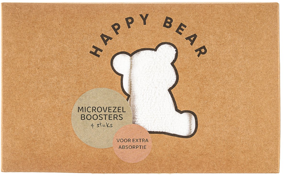 HappyBear Microvezel Booster Set 4 Stuks
