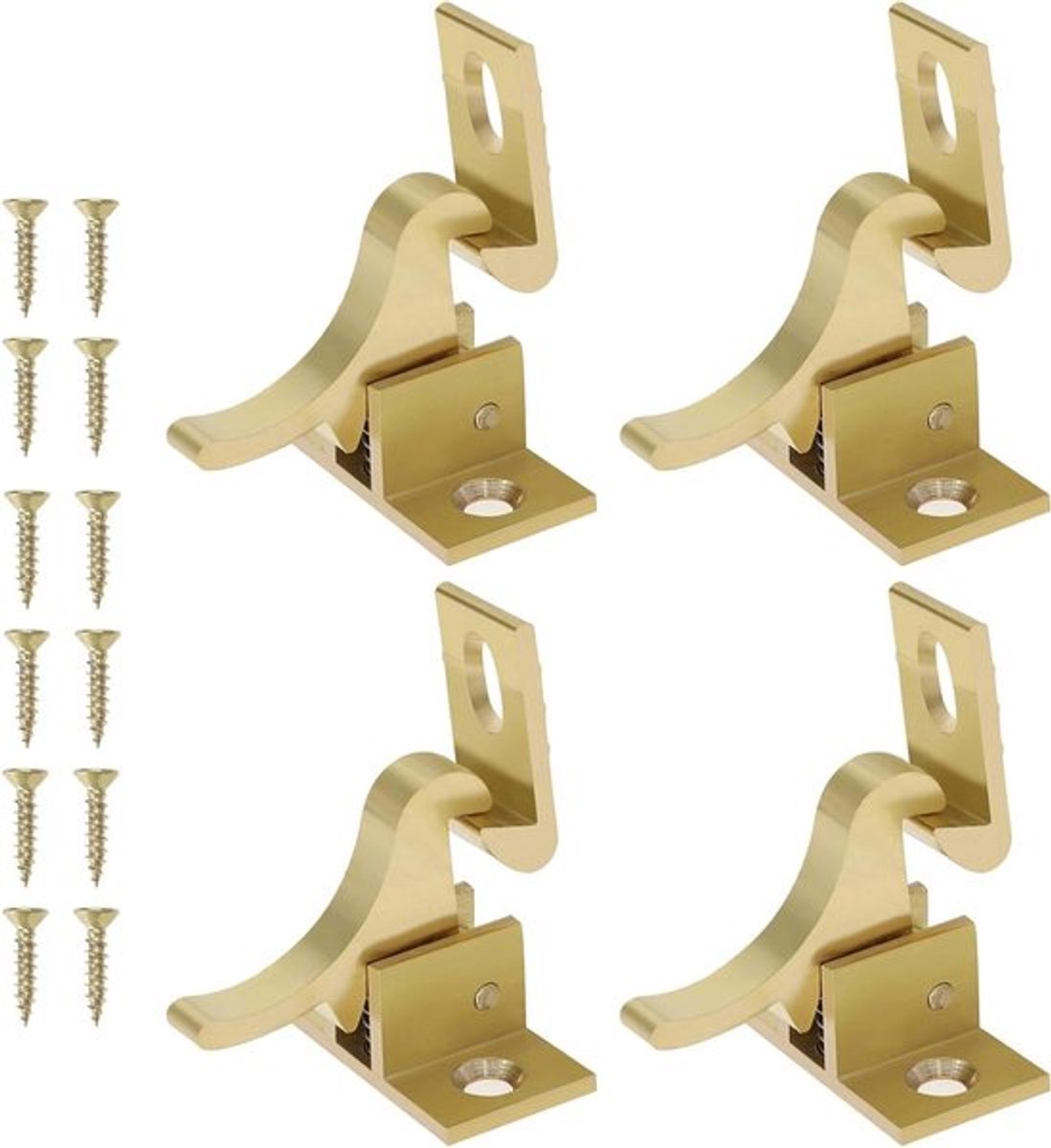Messing Vogelsluitingen met Schroeven - Venster Elleboog Klink - Vogelvergrendelingen - Accessoires voor Kasten