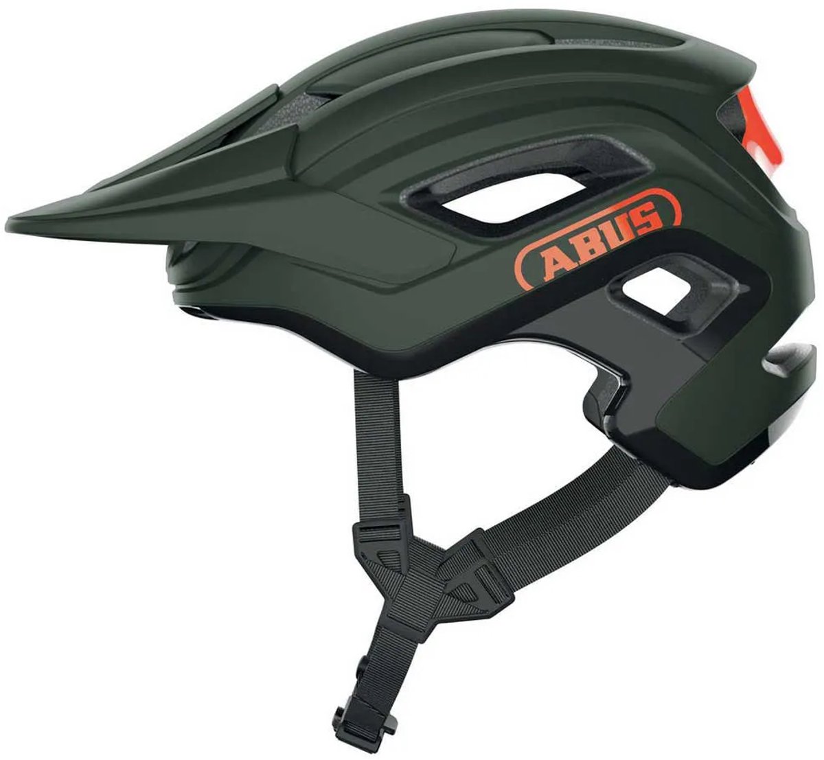 Fietshelm ABUS CLIFFHANGER pine green M - 54-58 cm - groen - Geschikt voor gebruik op mountainbikes - 325 g