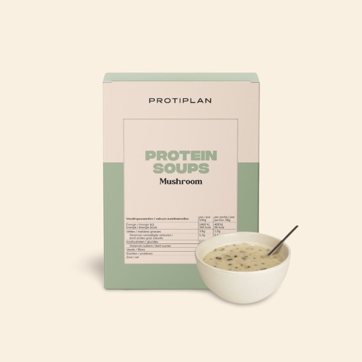 Protiplan - Champignonsoep - 7 x 30,5 g - Eiwitrijk - Gezond afvallen