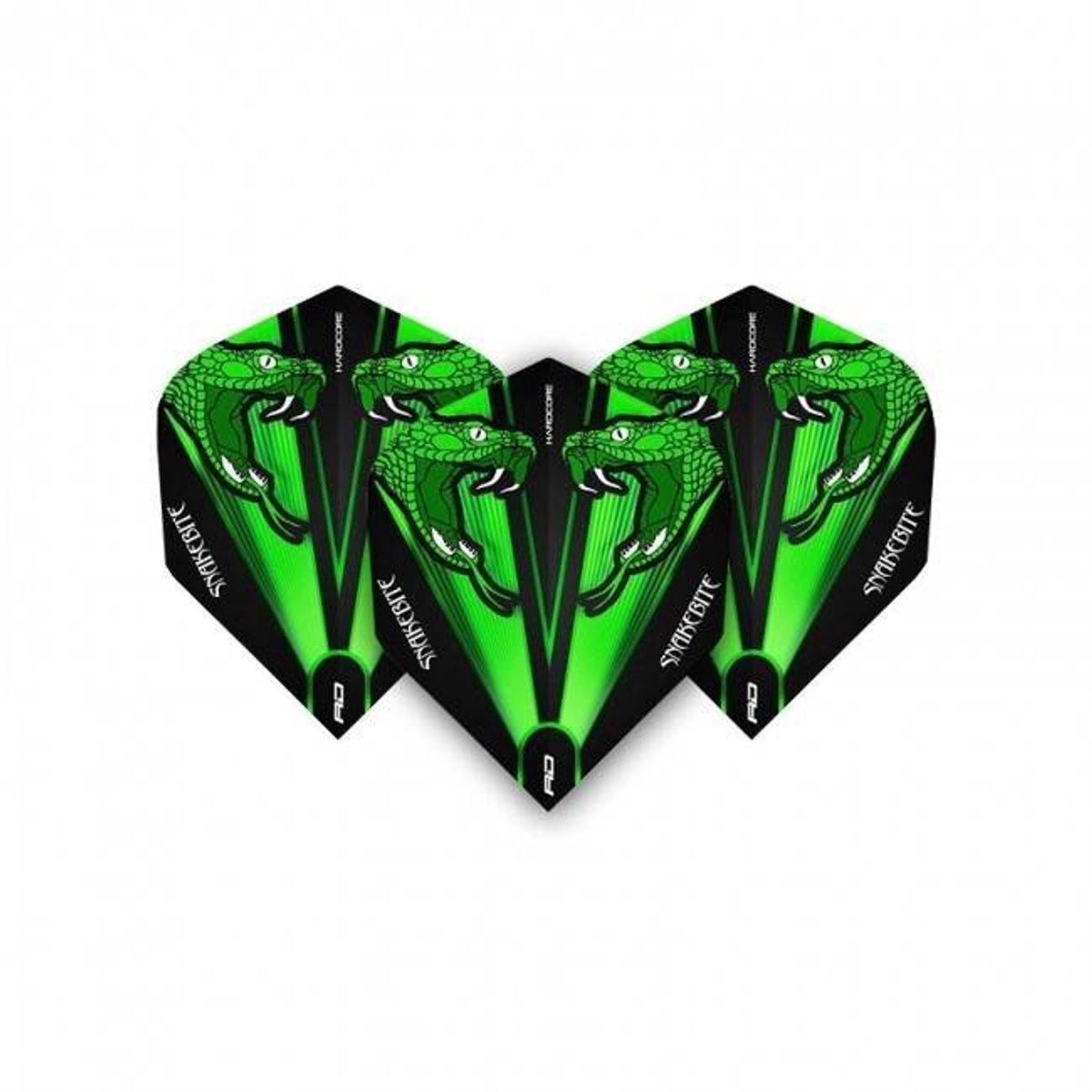 Red Dragon Peter Wright Snakebite Green Transparent - Dart Flights