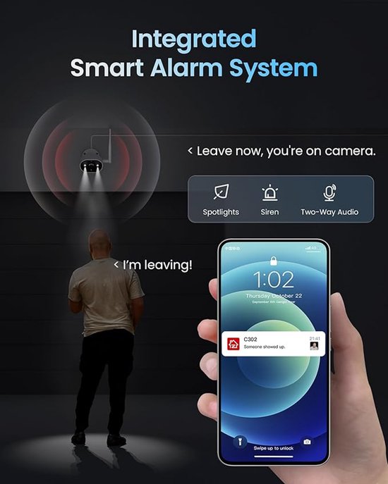 Complete Beveiligingscameraset met Monitor - Wi-Fi 6, 2K Resolutie, AI Detectie & Nachtzicht in Kleur — afbeelding 3