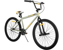 Hiland 24 Inch BMX Fiets - Freestyle voor Tieners & Volwassenen - Inclusief 2 Pegs - Meerdere Kleuren - Geschikt voor buitenactiviteiten in de lente