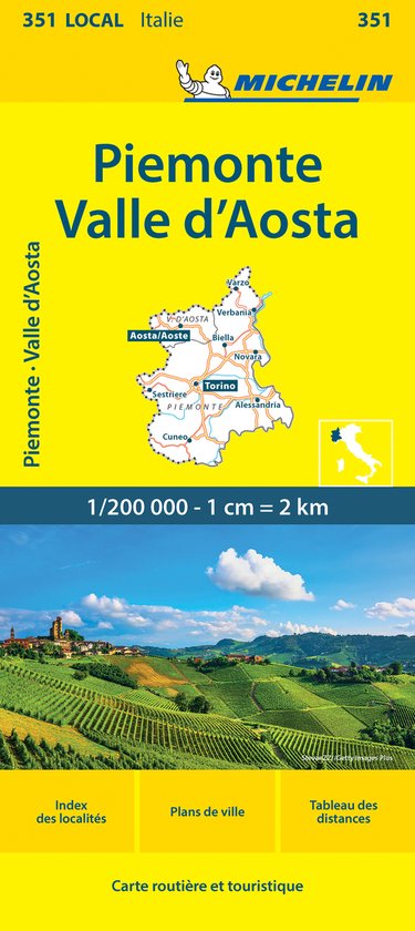 Michelin Piemonte valle d' Aosta - cover
