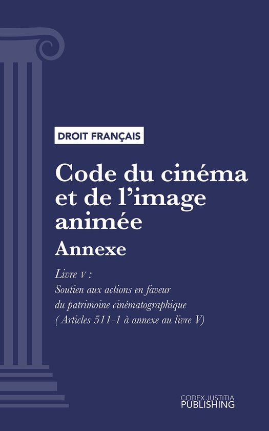 Code du cinéma et de l'image animée - cover