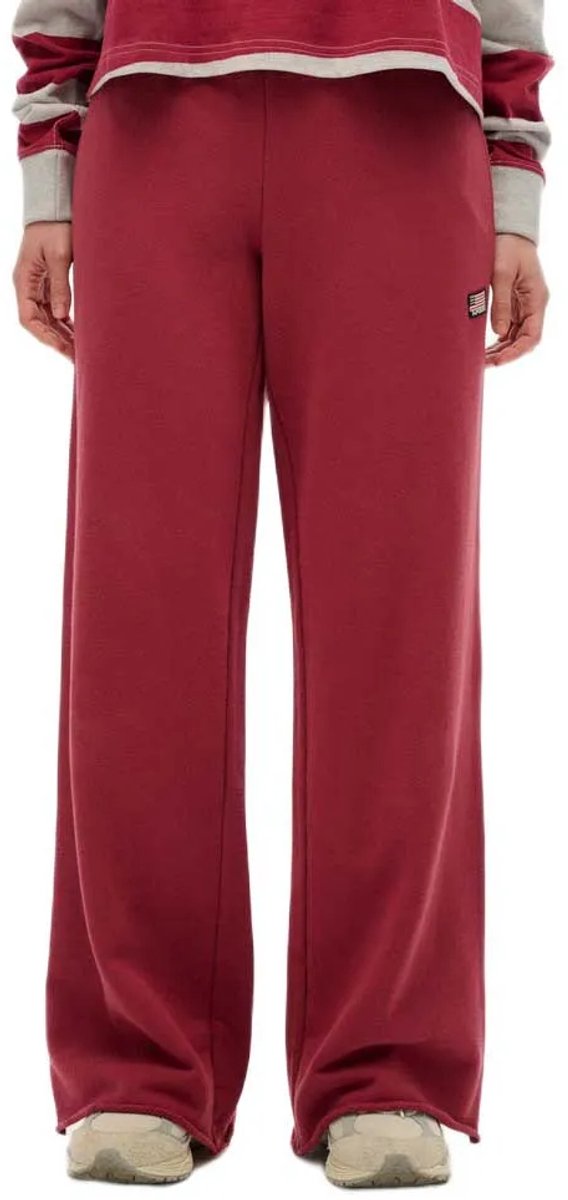 Superdry Athletic Essentials Rechte Joggingbroek Dames Broeken Rood