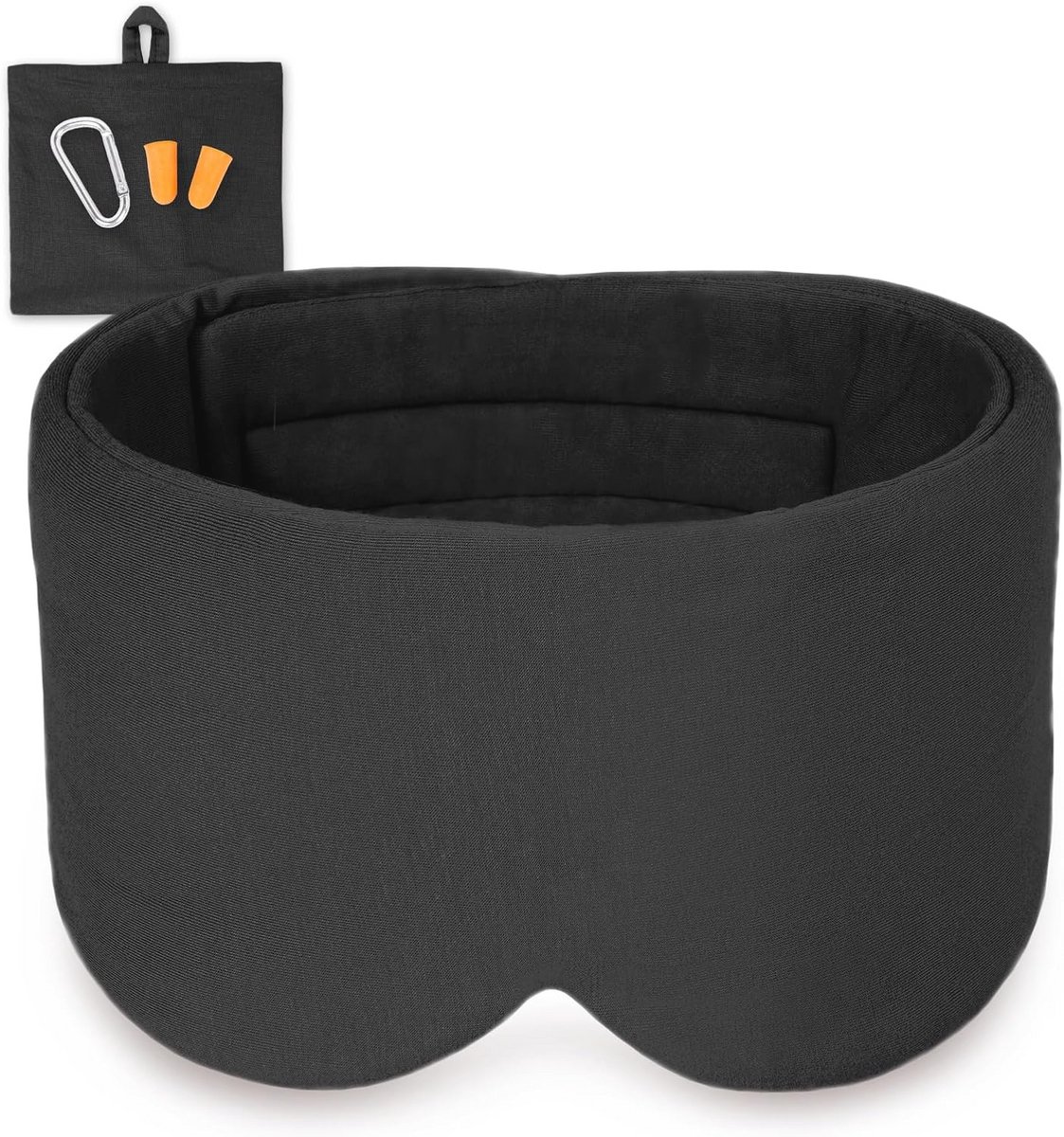 Slaapmasker 100% Modal Katoen - Extra Groot en Ultrazacht Nachtmasker voor Comfortabele Slaap