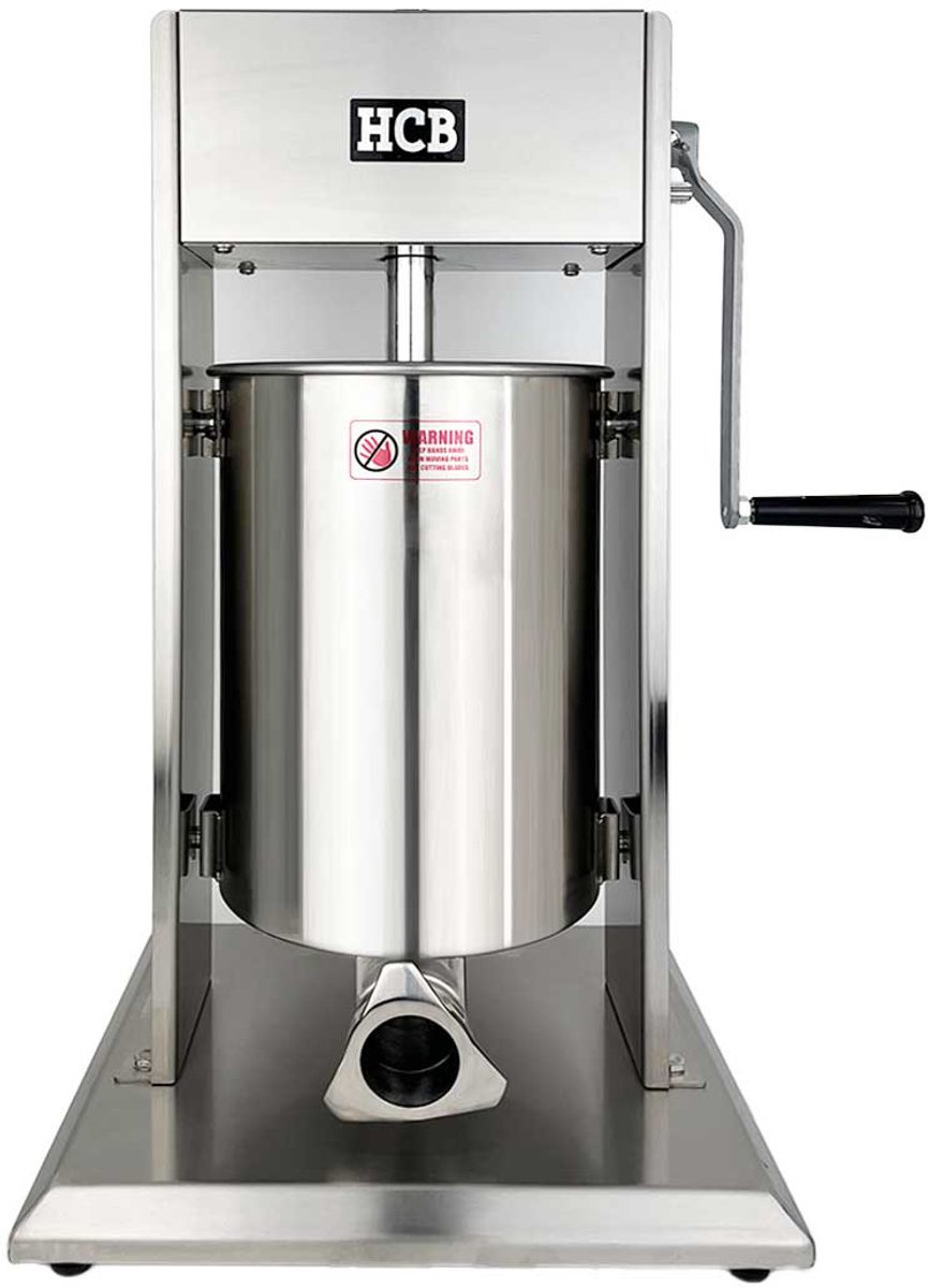 HCB® - Professionele Horeca Churros machine - verticaal - 12 liter - RVS / INOX - Churrosmachine - Churros maker - 33x37x63 cm (DxBxH) - 14 kg - 1665