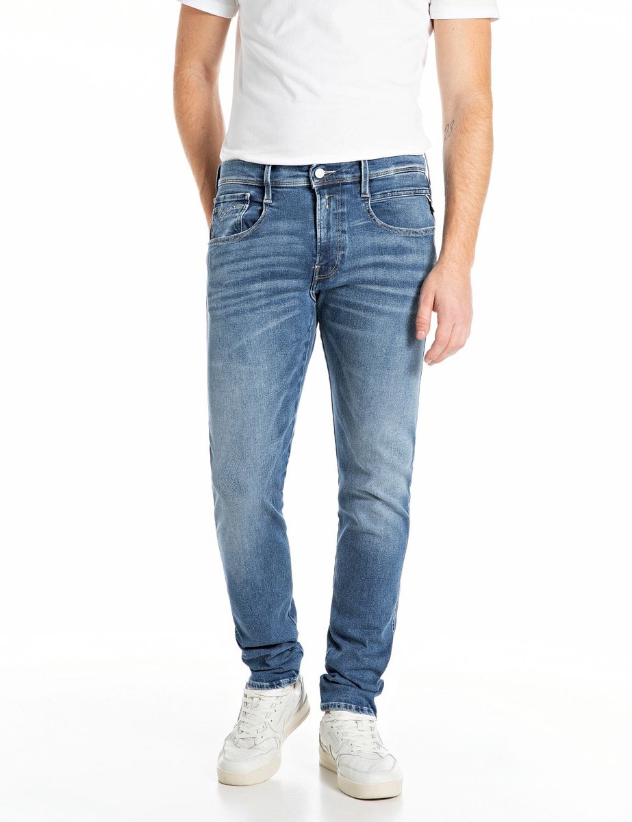 Replay Hyperflex Jeans Anbass Slim Fit Light Blue (M914Y 661 996 - 010)