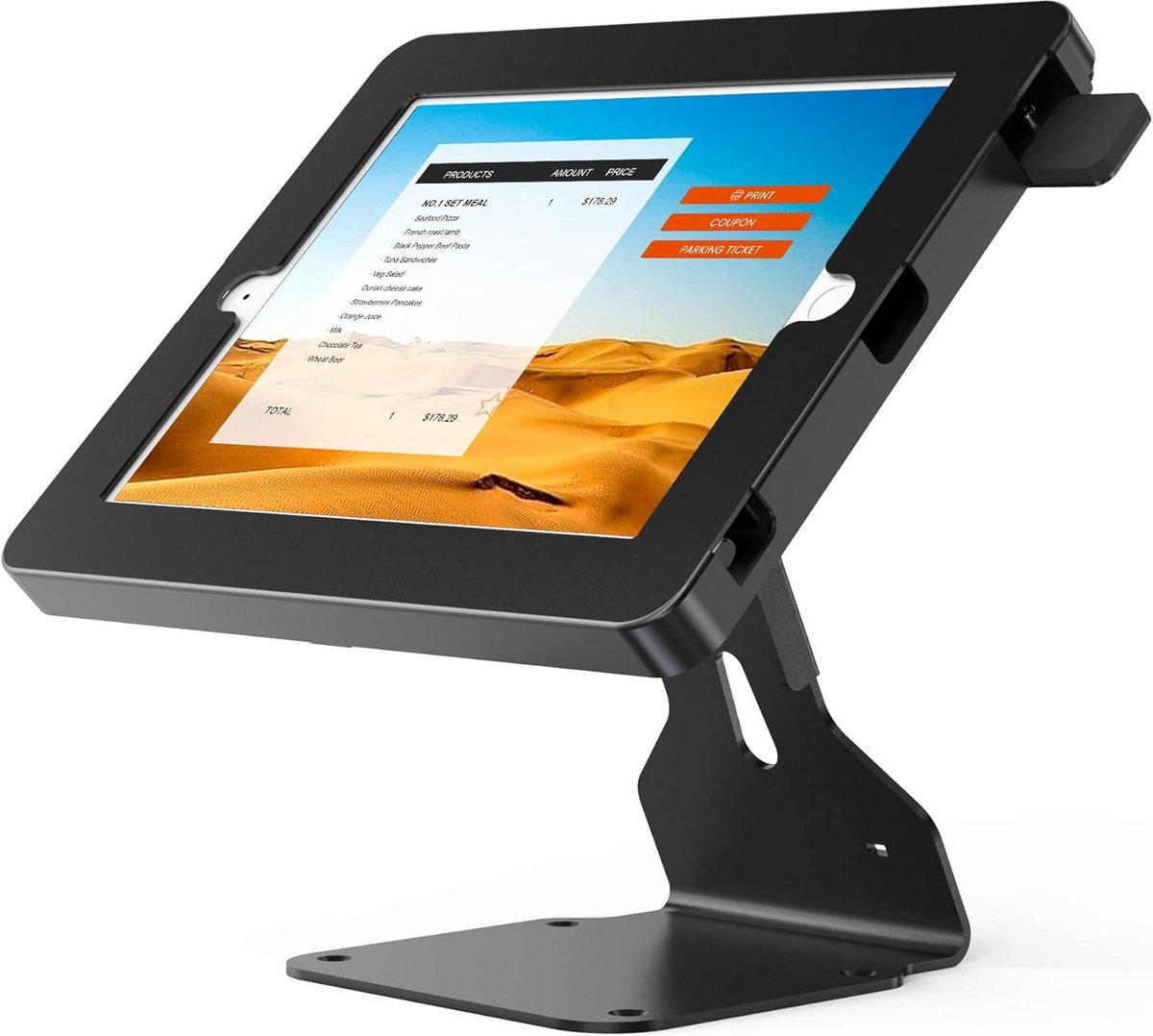 Anti-diefstal iPad Standaard 10.2 inch (Gen 7, 8, 9) - Draaibaar Desktop Kiosk met Slot