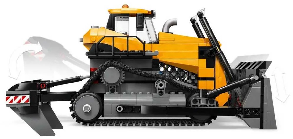 LEGO® City Gele Bulldozer, Bouwplaatsvoertuig - 60466 — afbeelding 22