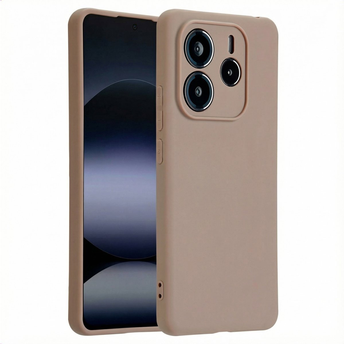 imoshion Hoesje - Geschikt voor Xiaomi Redmi Note 14 5G - Color Backcover - Bruin