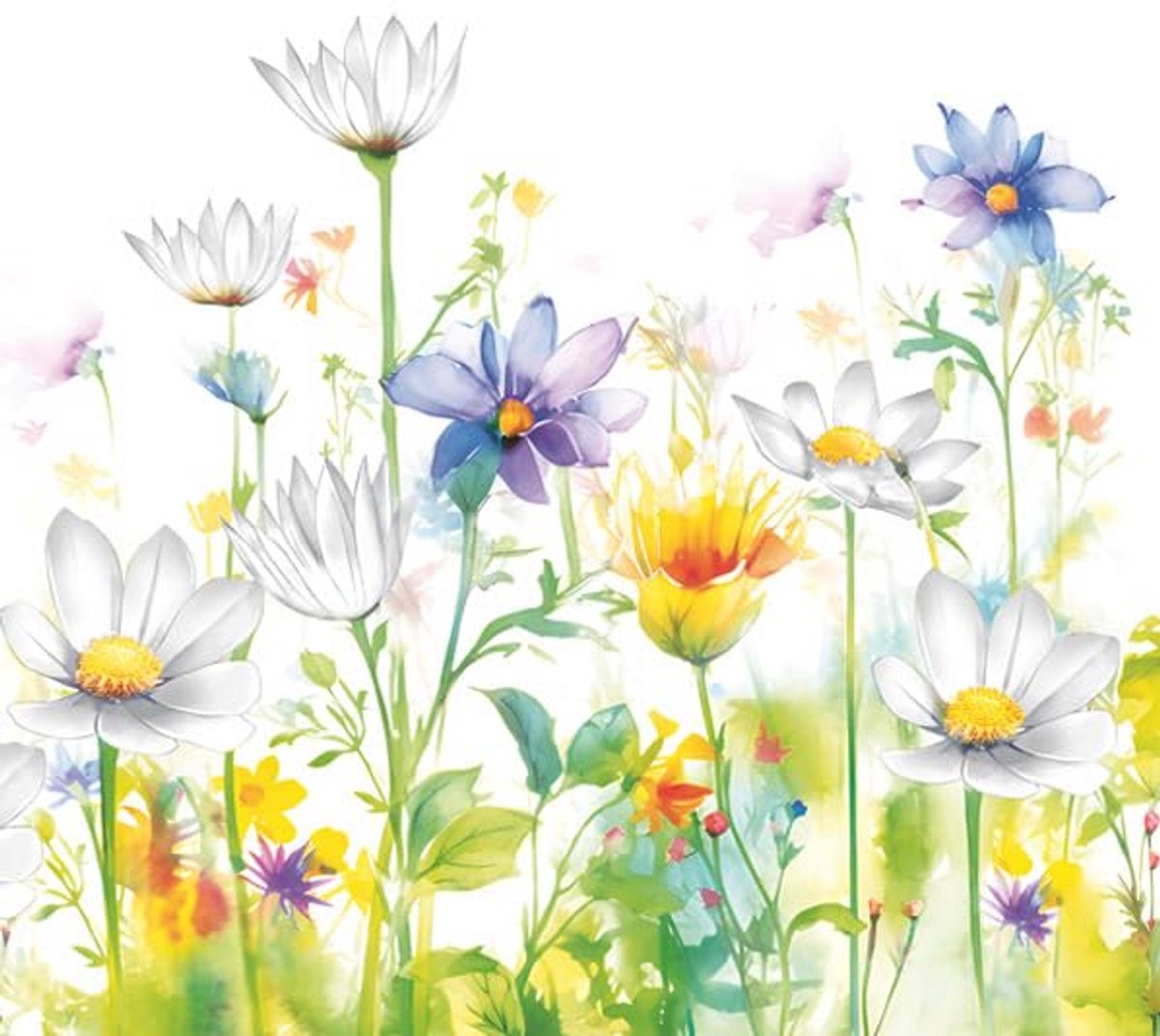 Lentebloemen Tissuepapier Servetten voor Decoupage – 20 Stuks 33 cm x 33 cm