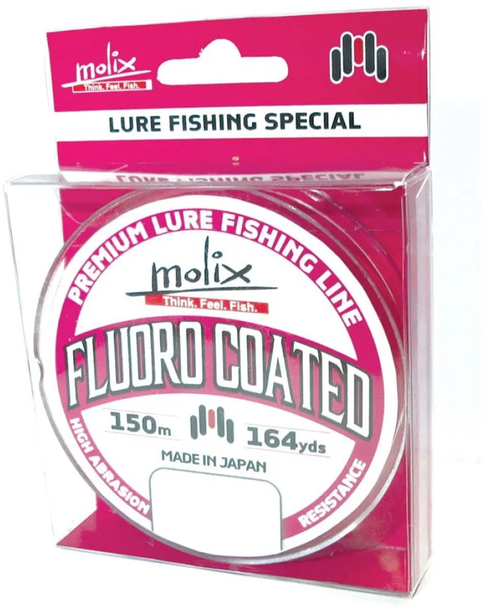 Molix Fluoro Coated Flurocarbon 150 M Rood 0.210 mm
