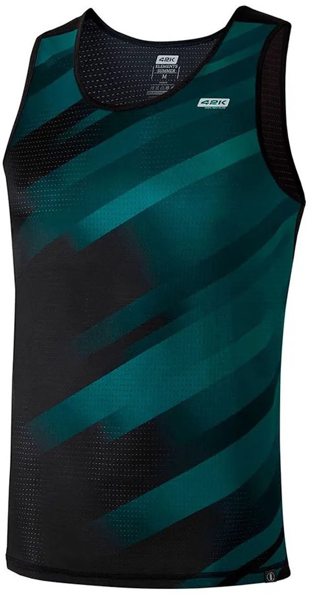 42k Running Elements Summer Mouwloos T-shirt Vrouw Zwart