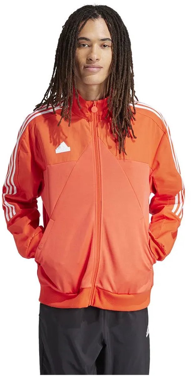 Adidas Tiro Q1 Trainingsjack Regular Man Rood