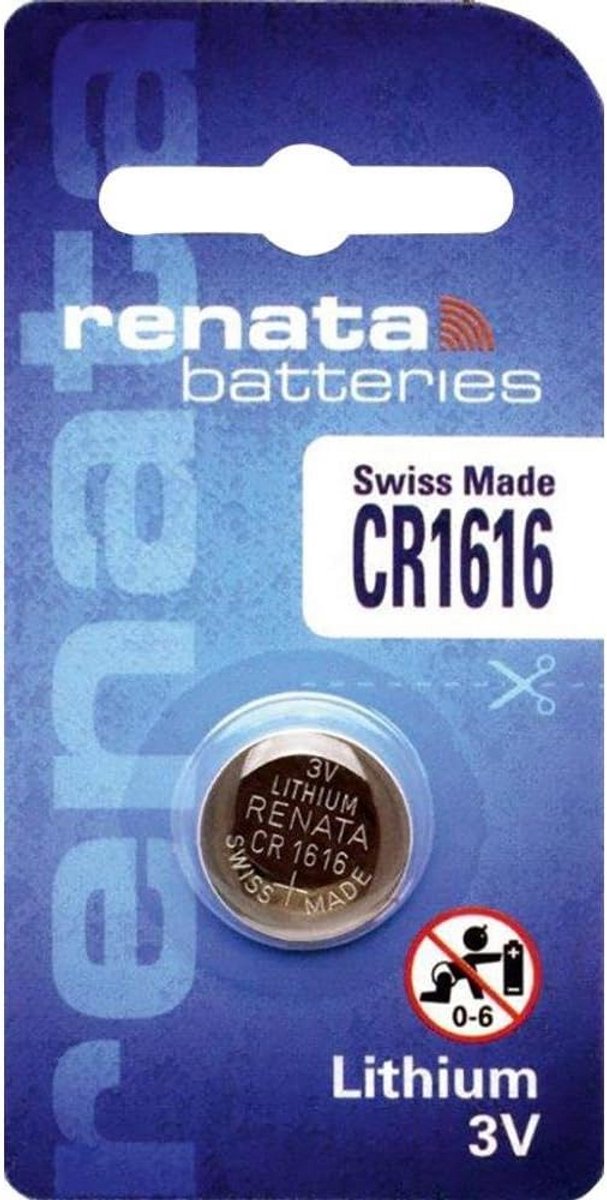 CR1616 lithium batterijpack 3V voor horloge zaklamp autosleutel rekenmachine camera
