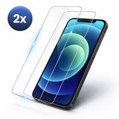 Screenprotector Geschikt Voor iPhone 12 / 12 Pro – 2-Pack – Gehard Glas 9H – Bubbelvrij – Case Friendly