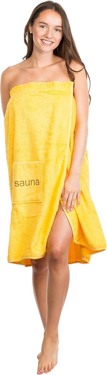 Sauna Kilt voor Dames - Verstelbare Sauna Broek met Zak in 100% Katoen