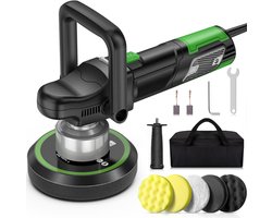 AMA® Polijstmachine Auto - Excentrische Polijstmachine - Polijstmachine - Groen - 15.5x38x16.5cm