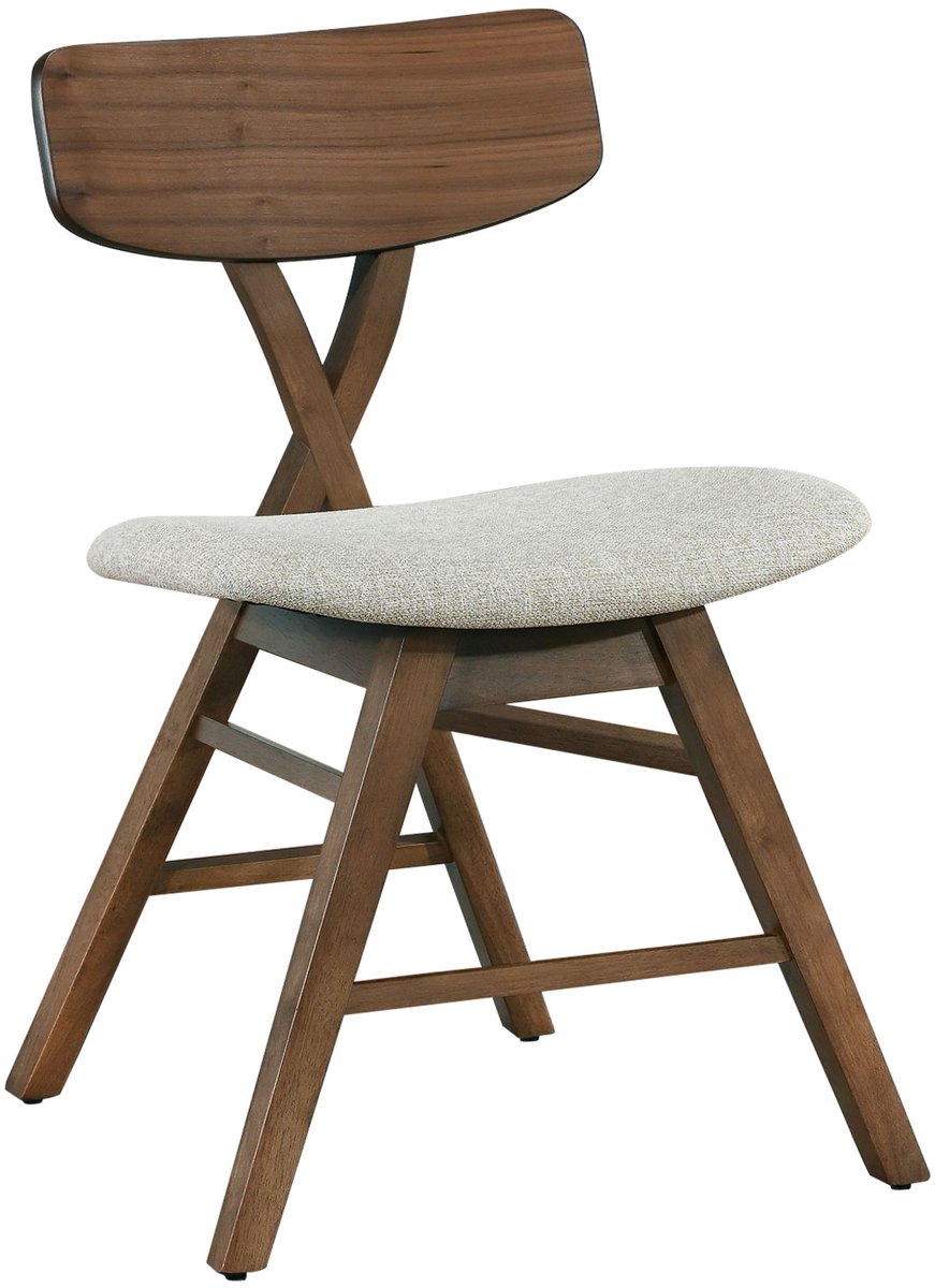 Selsey Loomens – Houten stoel bruin / beige