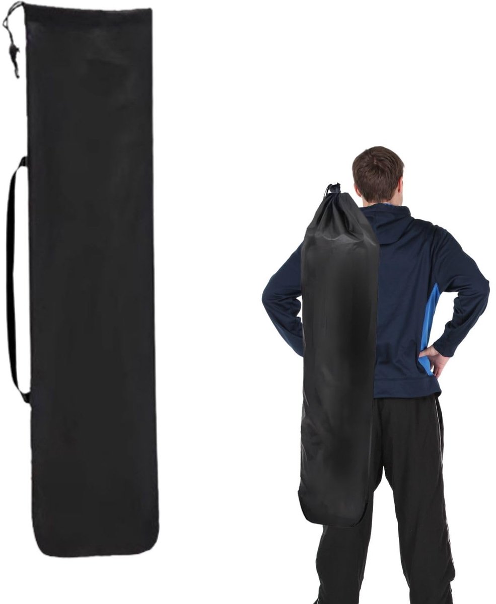 IMPERATORIS® Parasolhoes voor Staande en Zweefparasol – Stevige en Duurzame Waterdichte Parasolhoes 210D – Met Rits, Trekkoord en Opberghoes – Waterdicht, Stofdicht en Weerbestendig – 145 cm – Zwarte
