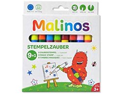 Malinos stempelzauber - 9 + 1 toverkleurstiften voor creatief stempelen