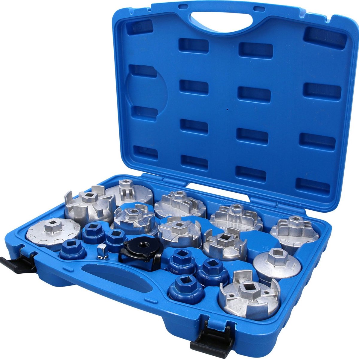 BRILLIANT TOOLS Oliefiltersleutelset 19-delig - BT711010