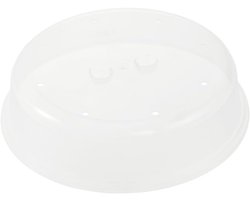 Microwave Deksel 26.5 cm - Transparant - Kunststof - Vaatwasserbestendig