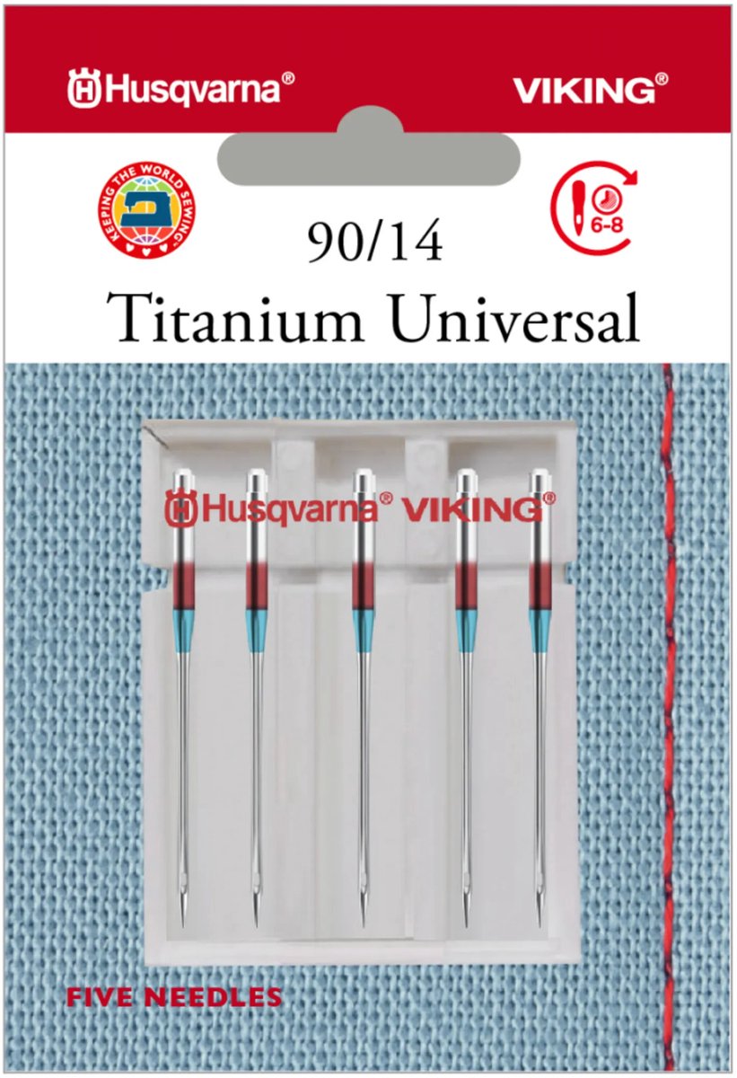 Husqvarna-Viking Universal / Titanium 90 (5 stuks) Naalden