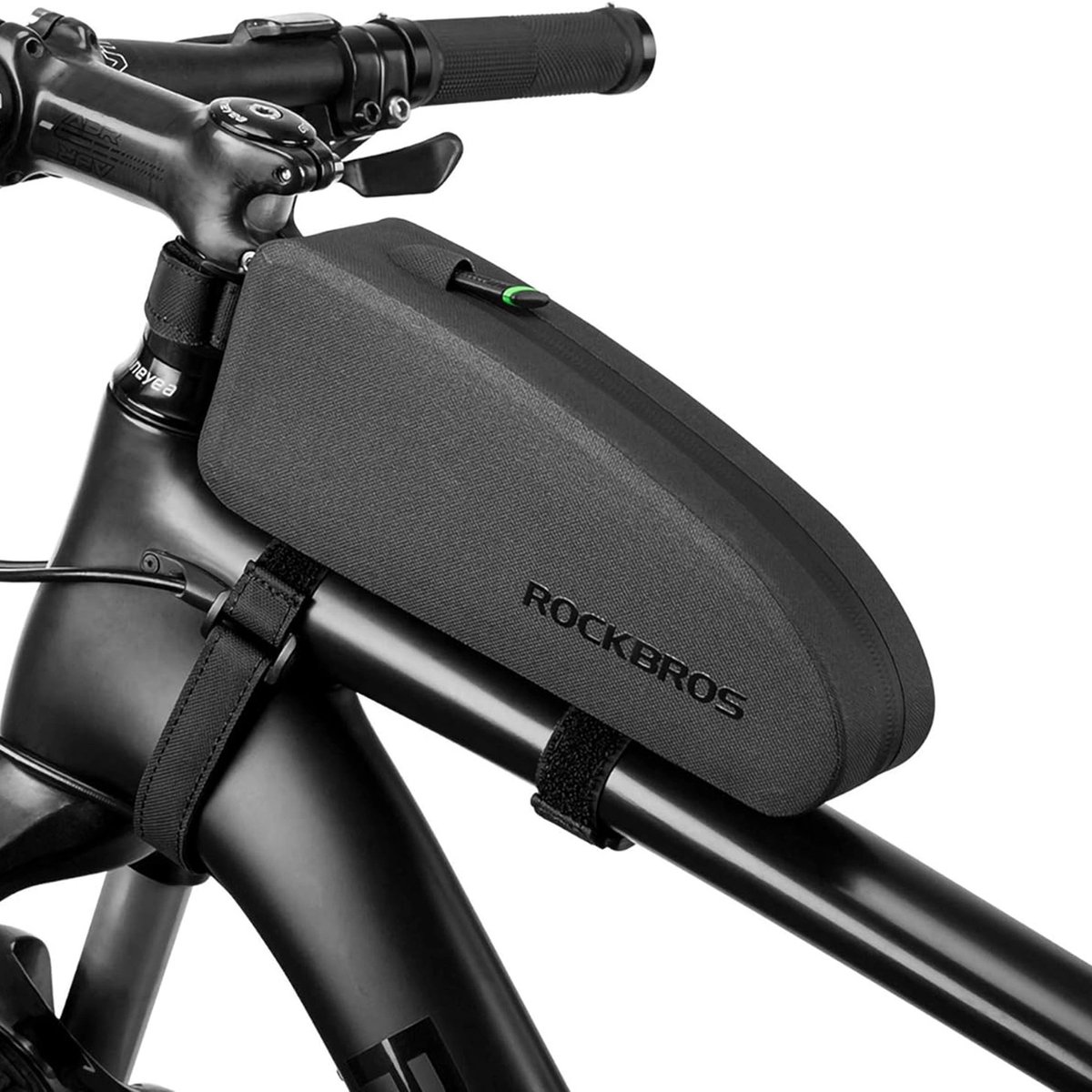 Rockbros Fietstas - Frame Tas - Waterdicht - Zwart - 1,5 L - Duurzaam en Ergonomisch - Eenvoudige Montage