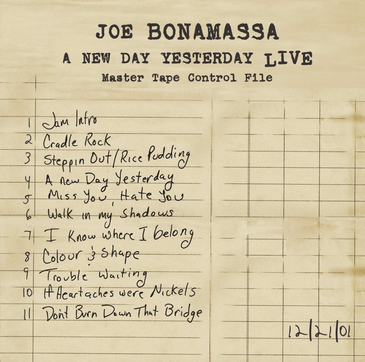 A New Day Yesterday (Live) - Joe Bonamassa