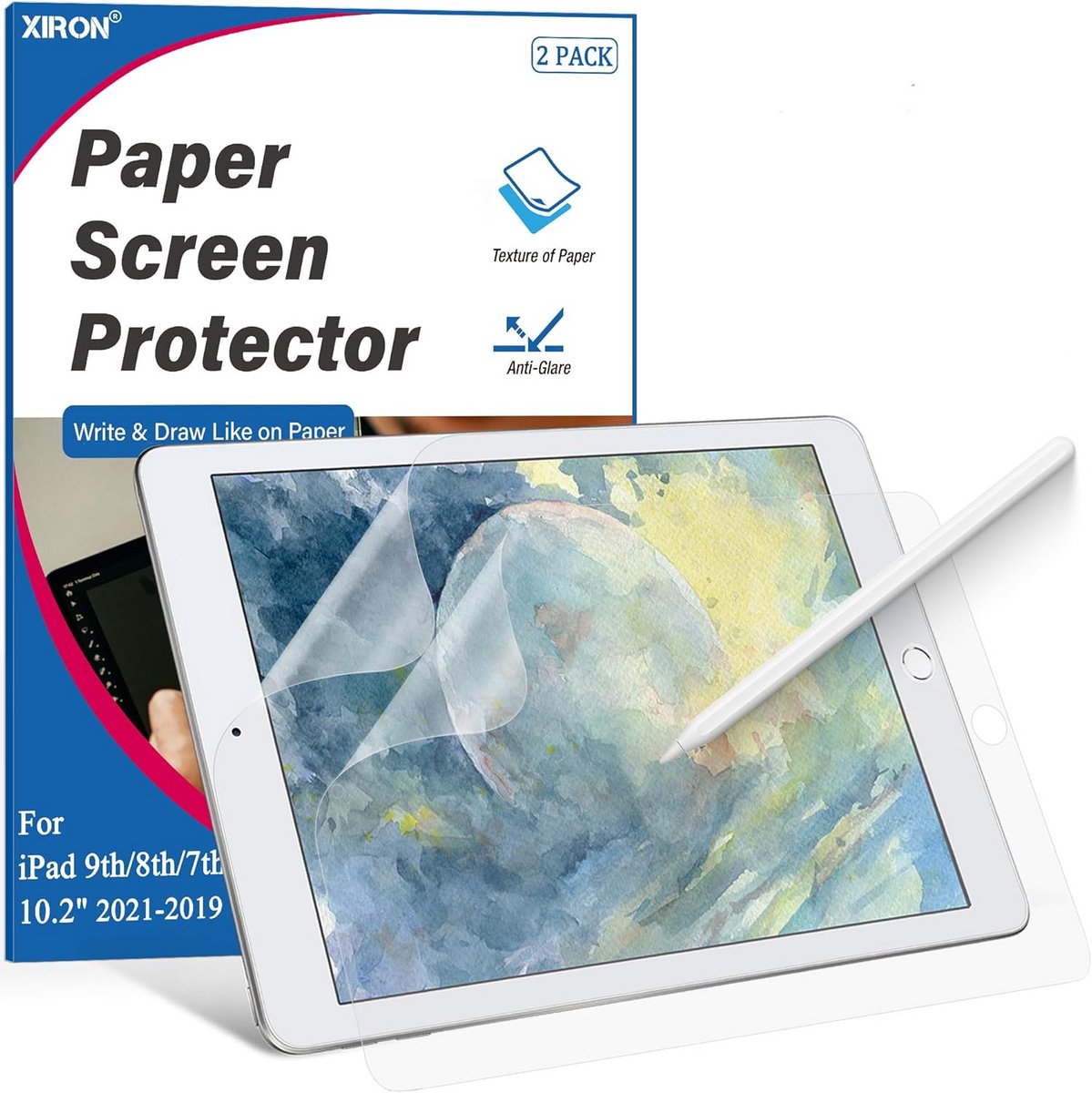 Antireflectie Matte Screen Protector voor iPad 10,2 inch - 2 Stuks