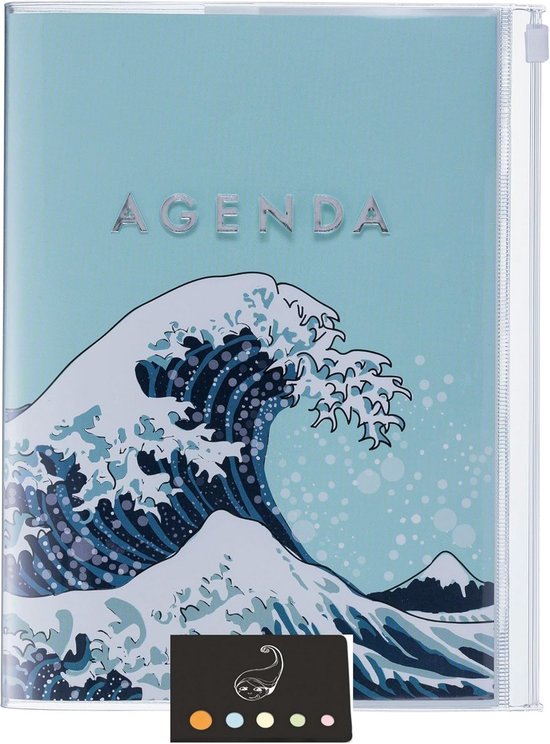 Foto: Wekelijkse agenda a5 hardcover 2022 gletsjer grijs