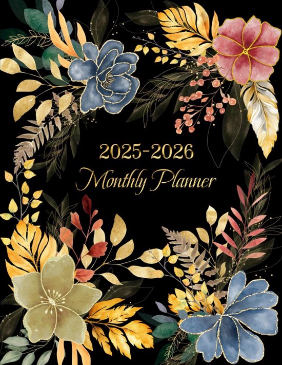 Monthly Planner 2026-2028, Monthly Planner with Tabs
