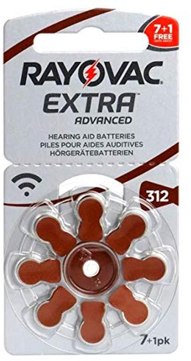 Gehoorapparaatbatterijen 312-80 - 80 Stuks