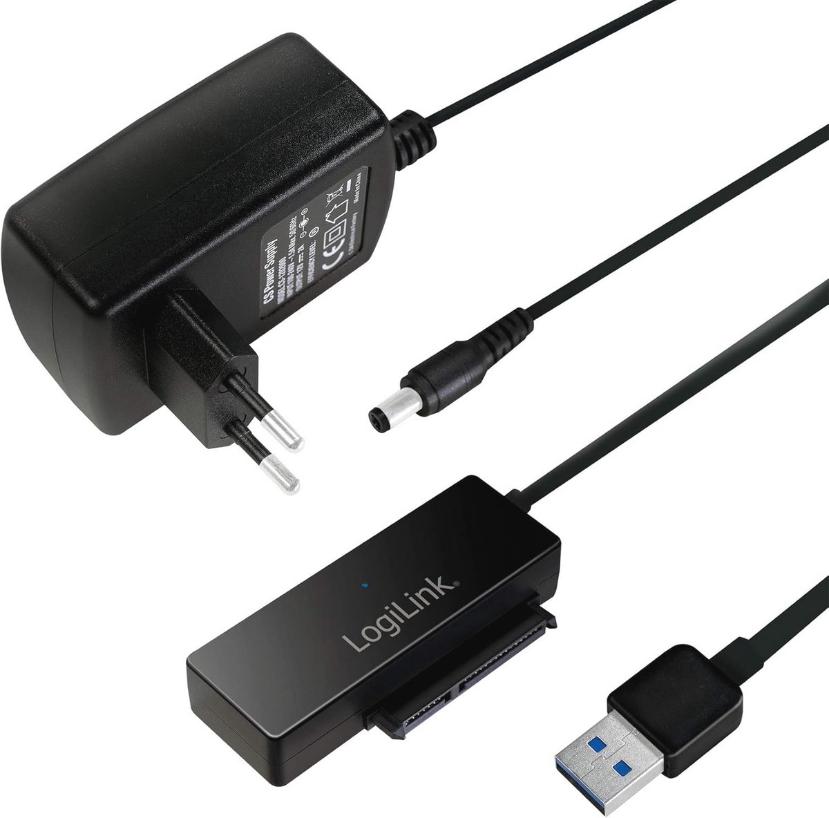 USB 3.0 naar SATA 3G/6G adapter met aan/uit schakelaar