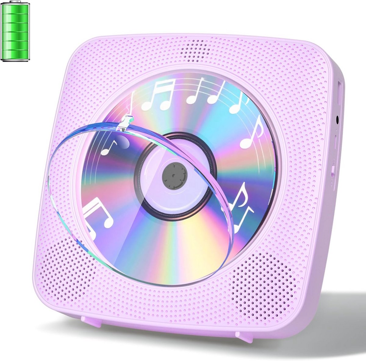 Draagbare Bluetooth CD-speler met luidsprekers en afstandsbediening - Thuis Entertainment