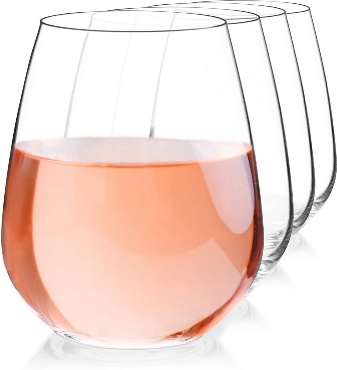 Set van 4 Stemless Wijnglazen - 23-1/4 oz, Elegant en Duurzaam