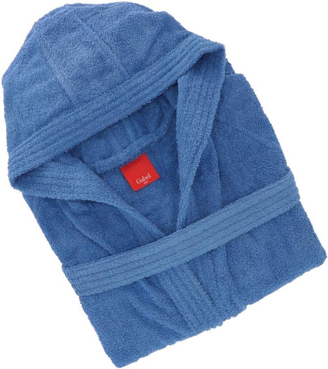 Luxe Katoenen Badjas voor Volwassenen - Blauw - Maat XS