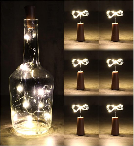 Lampe Bouteille LED Rechargeable Dimmable Funmo - Lumière Sans Fil IP54 Pour Décoration Intérieur Extérieur Bar Restaurant