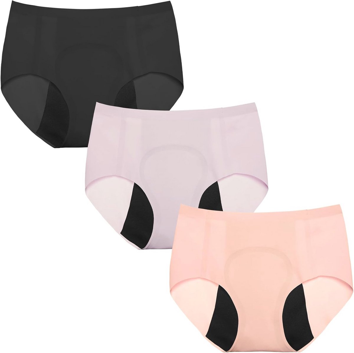 Naadloze Menstruatieondergoed voor Meisjes 8-16 Jaar - 3-Pack