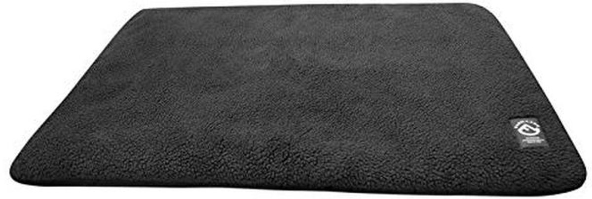 Hondendeken 70x100 cm - Zwart - Ademend vezelbont hondenbed