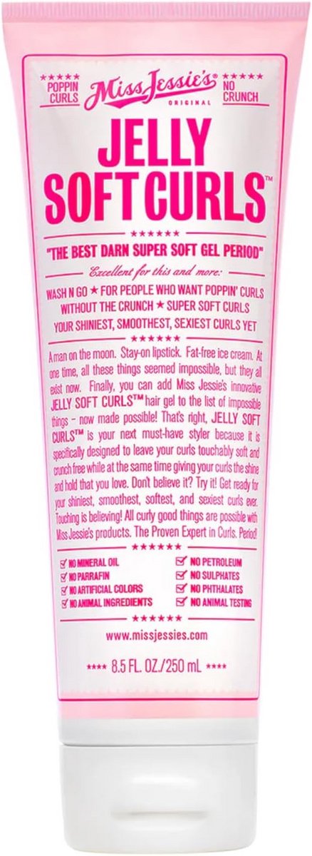Zachte Jelly Krullen Gel voor Krullend Haar - 250 ml