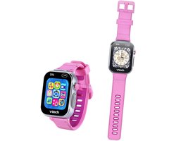 VTech KidiZoom Smartwatch DX4 - Kinderhorloge - 5 tot 14 Jaar - Roze