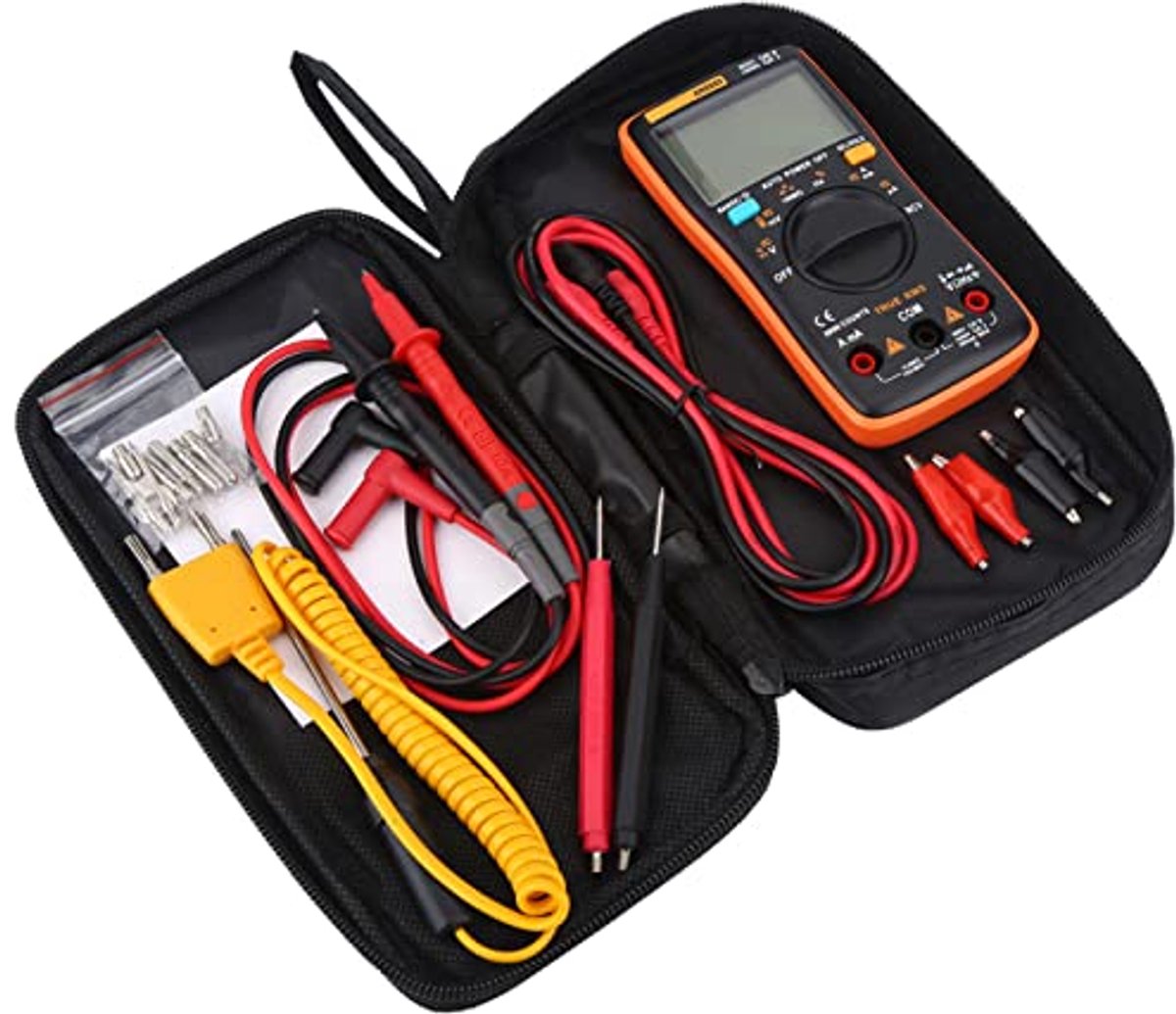 Spanningsmultimeter, AN8009 digitale multimeter AN8009 digitale multimeter Automatische True RMS AC DC-spanningsmeter Elektronische meter