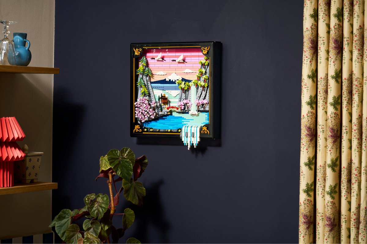 LEGO® Art Landschap met Japanse Kersenbloesems Wanddecoratie - 31218 — afbeelding 4