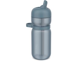 Mepal Drinkfles flip Sport - 600 ml - Flip en drink - Lekdicht - Draaglus en comfortabele grip - Vaatwasmachinebestendig - Drinkflessen - Frost blue