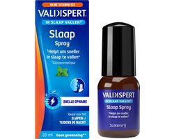 Valdispert Slaap Spray - Citroenmelisse helpt om sneller in slaap te vallen* - Vitamine B12 helpt vermoeiheid te verminderen* - Snelle opname - Suikervrij - 20 ml
