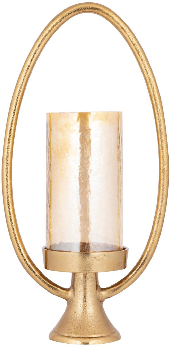 PTMD COLLECTION PTMD - Windlicht Berido - Goud - 27x14x55cm